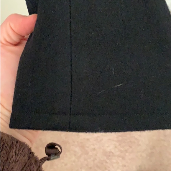 Black pea coat jacket - Picture 3 of 5